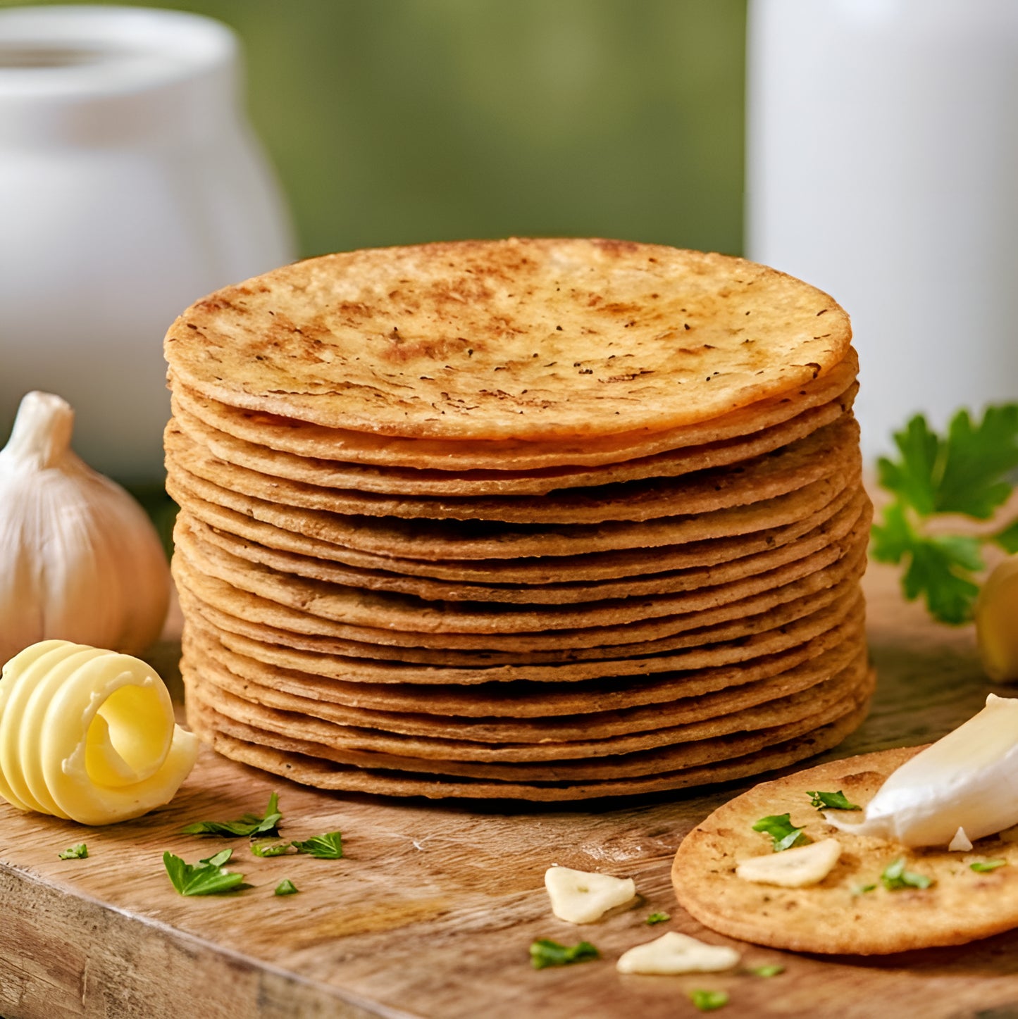 Butter Garlic Khakhra