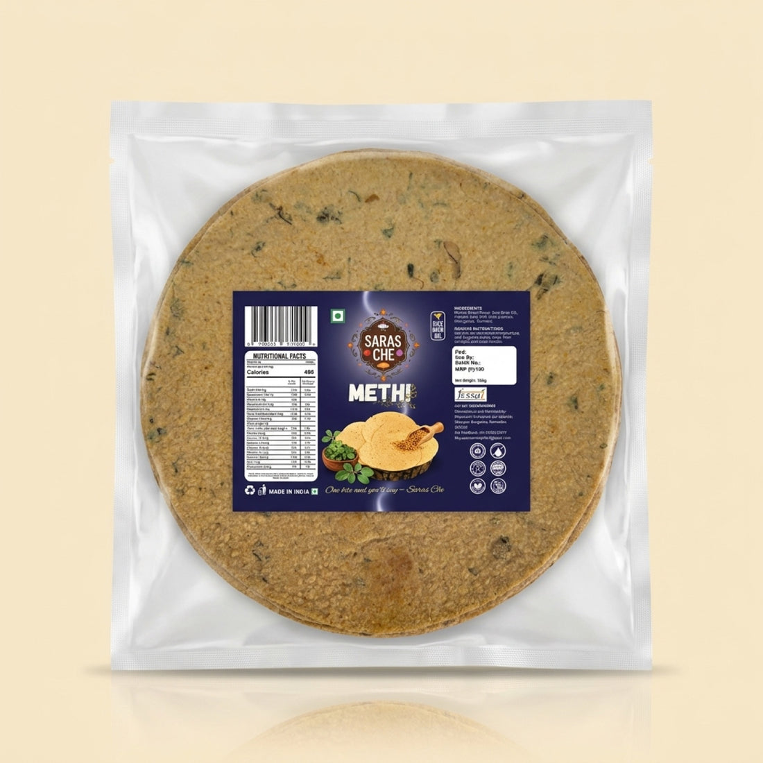 Methi Khakra