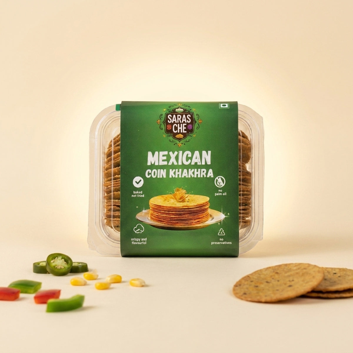 Mexican Coin Khakhra | Saras Che