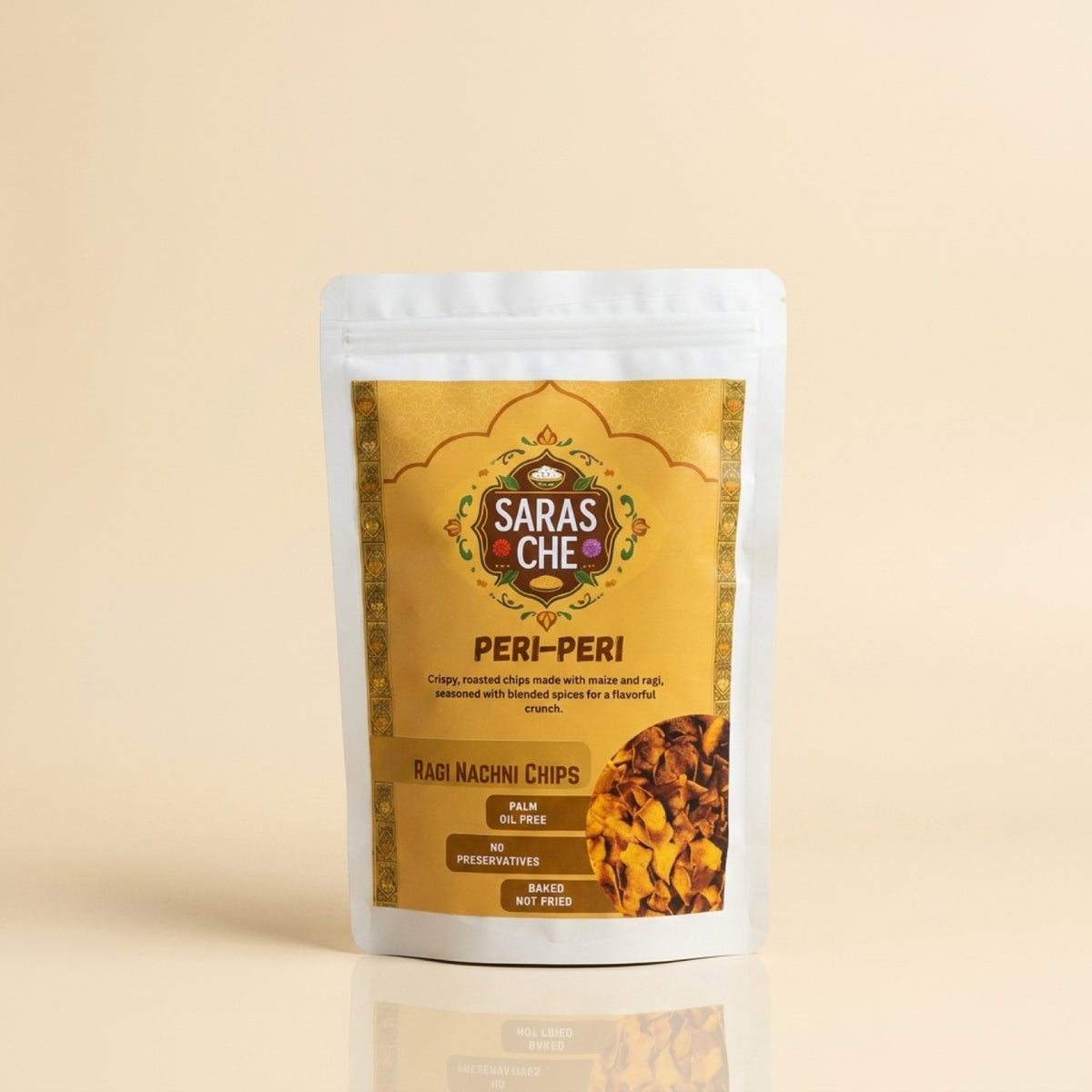 Peri Peri Ragi Nachni Chips | Saras Che